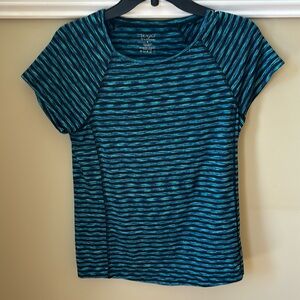 Ladies blue athletic shirt size medium
